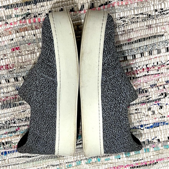 Vince Grey Marl Walsh Knit Slip-On Platform Sneakers size 8 - Picture 8 of 8